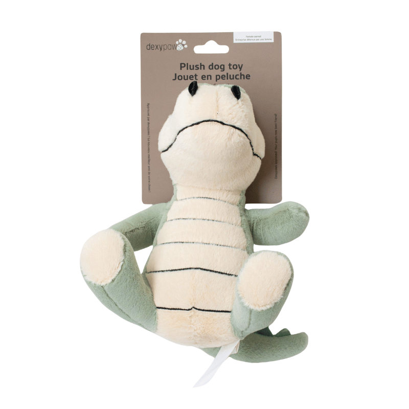 Dexypaws Jouet Dexypaws Jouet en Peluche pour Chien - Crocodile 8 pouces Peluche Crocodile 8po Chien Dexypaws | Sherbrooke Canin