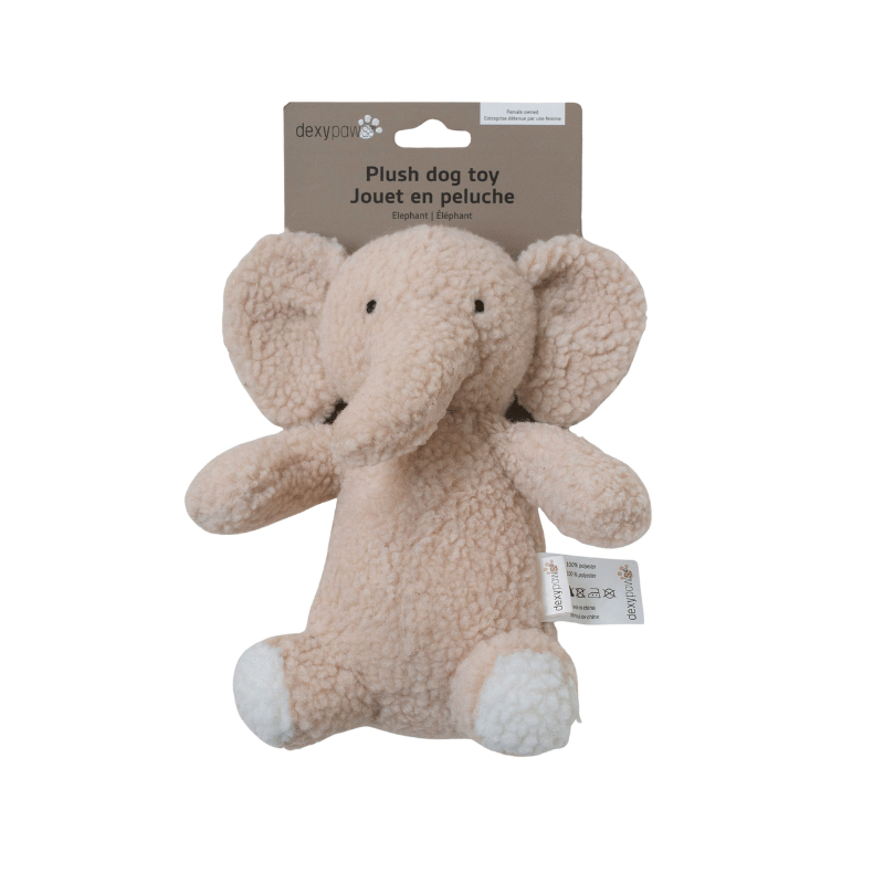 Dexypaws Jouet Dexypaws Jouet en Peluche pour Chien - Elephant 8 pouces Peluche Elephant 8po pour Chien Dexypaws | Sherbrooke Canin