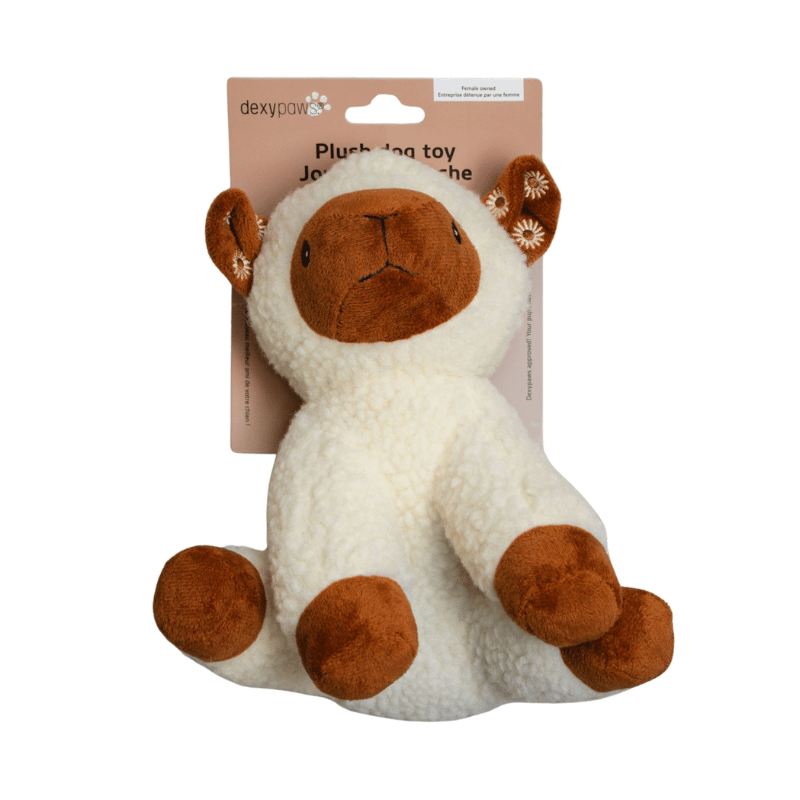 Dexypaws Plush Sheep Dog Toy - Dexypaws Sheep Plush for Dogs | Sherbrooke Canin