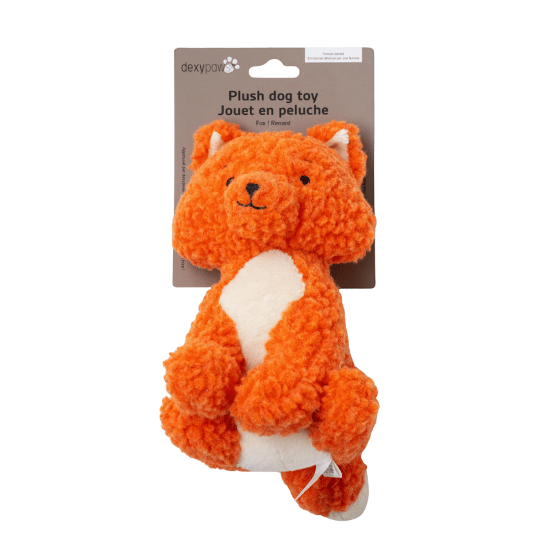 Dexypaws Jouet Dexypaws Jouet en Peluche pour Chien - Renard 8 pouces Peluche Renard 8po pour Chien Dexypaws | Sherbrooke Canin