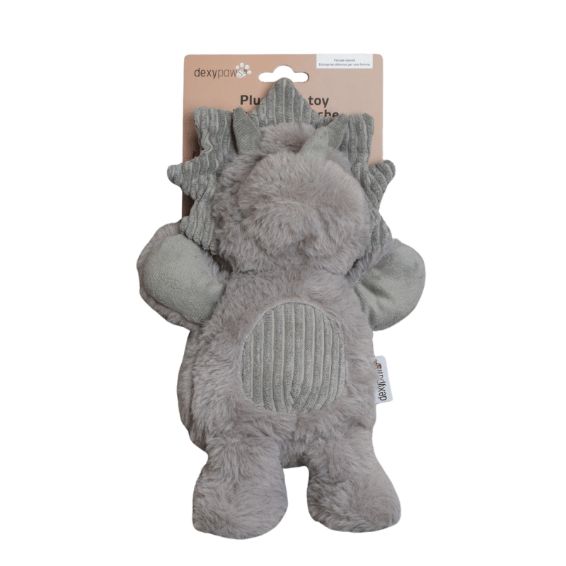 Dexypaws Jouet Dexypaws Jouet en Peluche pour Chien - Stegosaure Peluche Stegosaure pour Chien Dexypaws | Sherbrooke Canin
