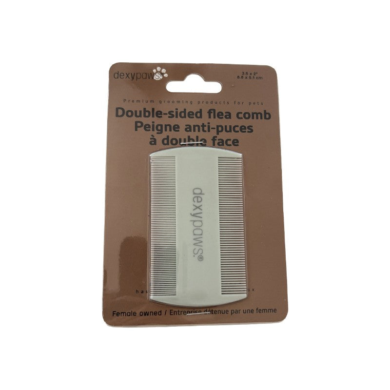 Dexypaws Peigne Dexypaws - Peigne à puces, Vert sauge Dexypaws - Peigne à puces, Vert sauge