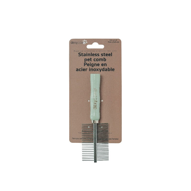 Dexypaws double-sided dematting comb