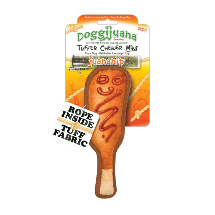 Doggiejuana Jouet Jouet calmant pour chiens Tuffer Chewer Pogo de Doggijuana