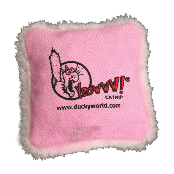 Ducky world jouet chat Pink Jouet D&#39;herbe à Chat - Oreillers