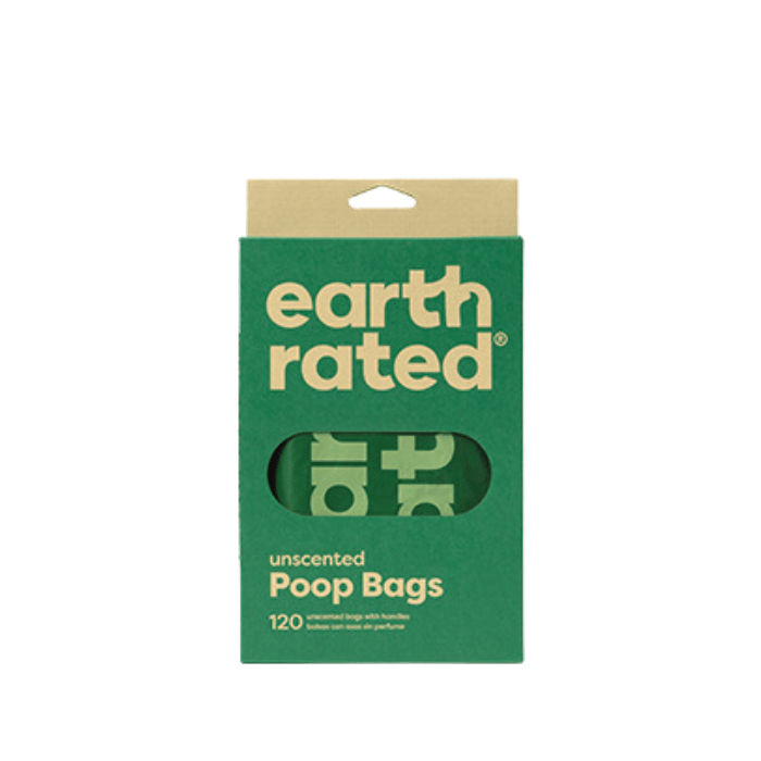 Earth Rated poopbags Non parfumé Sacs à crottes à poignée facile à nouer