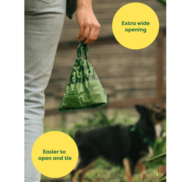 Earth Rated poopbags Non parfumé Sacs à crottes à poignée facile à nouer
