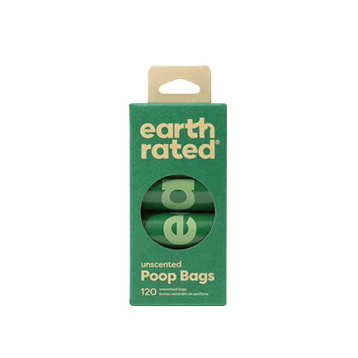 Earth Rated poopbags Sacs à crottes non parfumé - 120 sacs Earth Rated