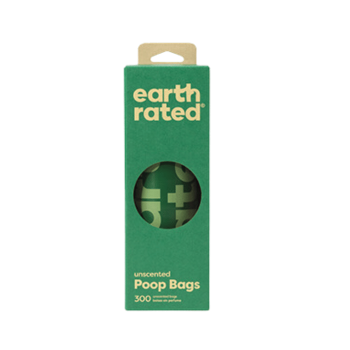 Earth Rated sac Sacs à crottes sans odeur pour chien, 300 Sacs Earth Rated