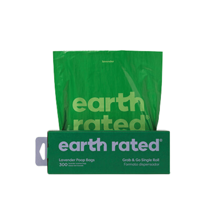 Earth Rated sac Sacs Biodégradables pour chien, Lavande 300 Sacs Earth Rated