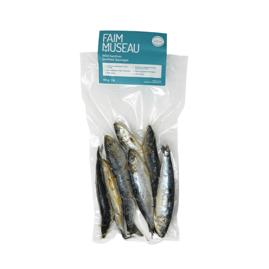 Faim Museau Gâterie naturelle pour chien Default Sardines Sauvages - Faim Museau Sardines Sauvages Congelees Faim Museau | Gaterie naturelle pour chien | Sherbrooke Canin