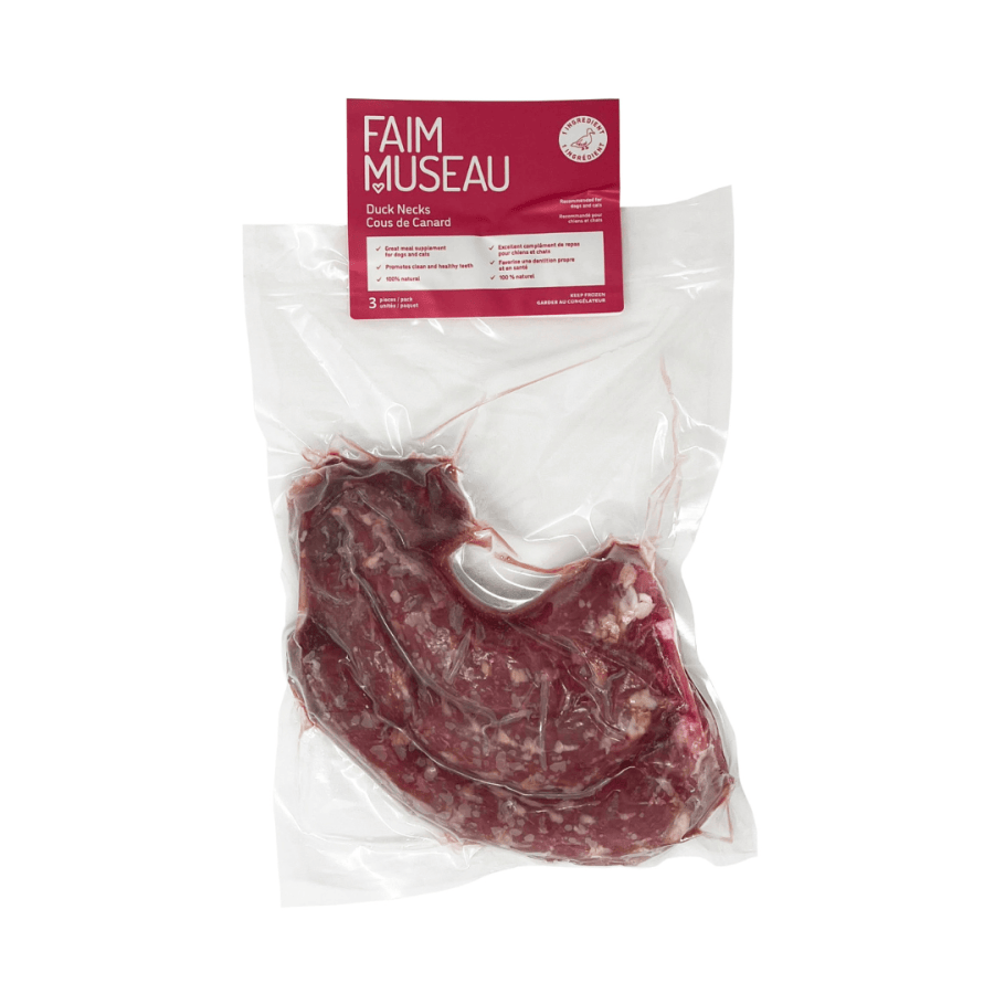 Faim Museau Os récréatif pour chien Default Cous de Canard Crus - Faim Museau Cous de Canard Crus Faim Museau | Os recreatif pour chien | Sherbrooke Canin
