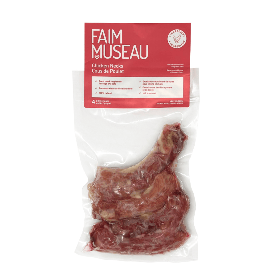 Faim Museau Os récréatif pour chien Default Cous de Poulet Crus - Faim Museau Cous de Poulet Crus Faim Museau | Os recreatif pour chien | Sherbrooke Canin