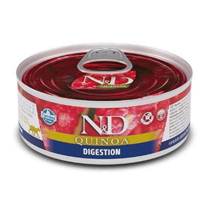 Farmina cat food Farmina N&D Quinoa Grain-Free Cat Canned Food Digestion Lamb 24x2.8oz Farmina N&D Quinoa Grain-Free Cat Canned Food Digestion Lamb 24x2.8oz
