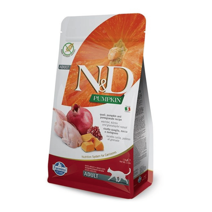 Farmina nourriture chat Nourriture pour chat Farmina N&amp;d Citrouille Sans Grains Caille