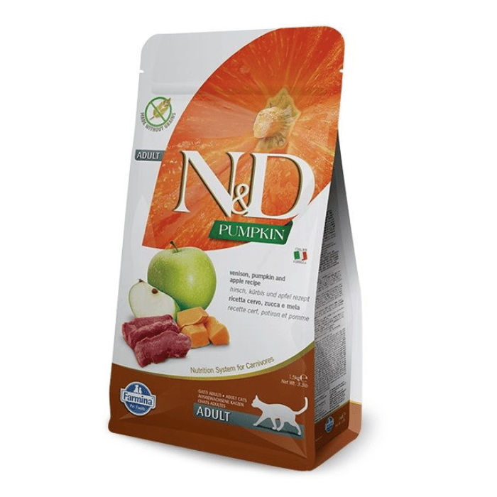 Farmina nourriture chat Nourriture pour chat Farmina N&amp;d Citrouille Sans Grains Cerf