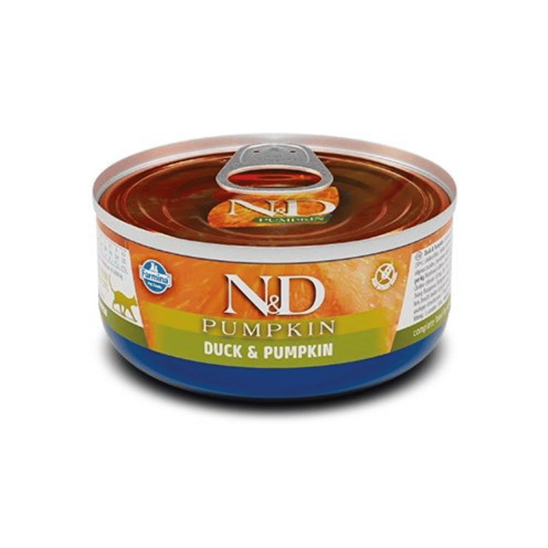Farmina Nourriture pour chat Conserve Farmina N&D Citrouille Canard pour chats - 24x 70g Conserve Farmina N&D Citrouille Canard pour chats