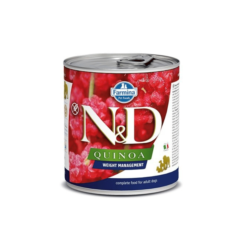 Farmina N&D Quinoa Weight Management Lamb Dog Food Wet - 6x 285g Farmina N&D Quinoa Weight Management Lamb Dog Food Wet