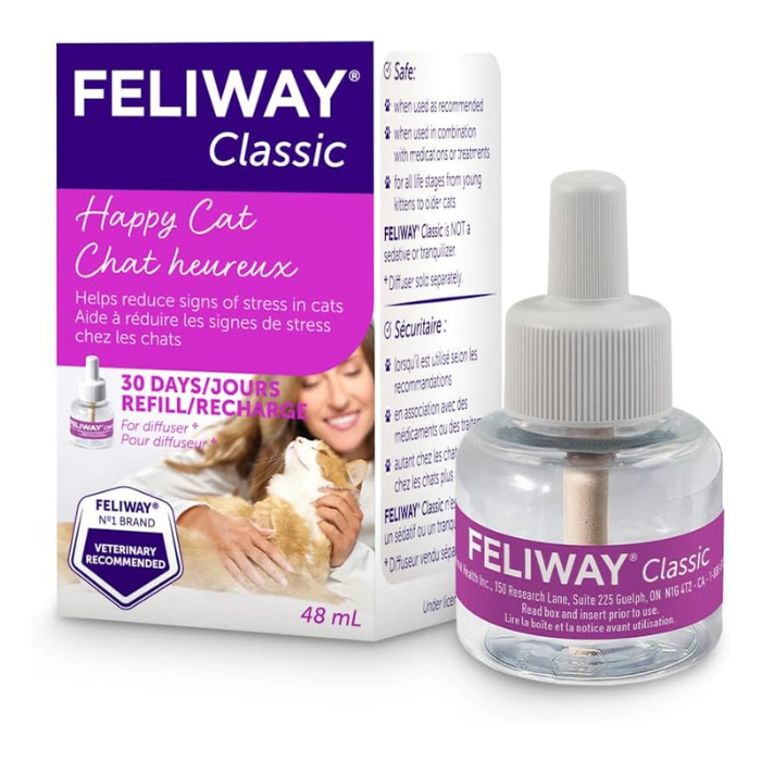 Feliway calmant Recharge 30 jours. Feliway Diffuseur Calmant pour chats Feliway Diffuseur Calmant pour chats