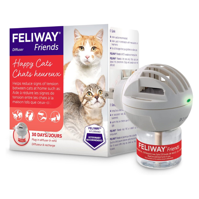 Feliway calmant Kit de départ Feliway Friends Diffuseur et recharge Feliway Friends Diffuseur et recharge