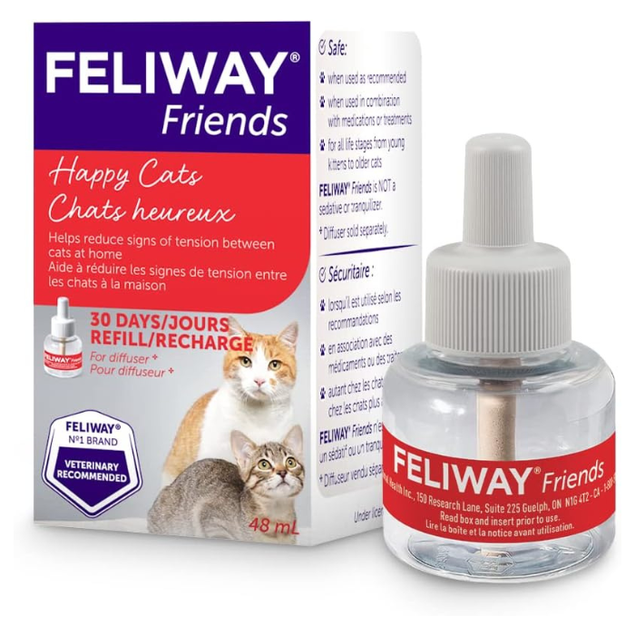 Feliway calmant Recharge 30 jours. Feliway Friends Diffuseur et recharge Feliway Friends Diffuseur et recharge