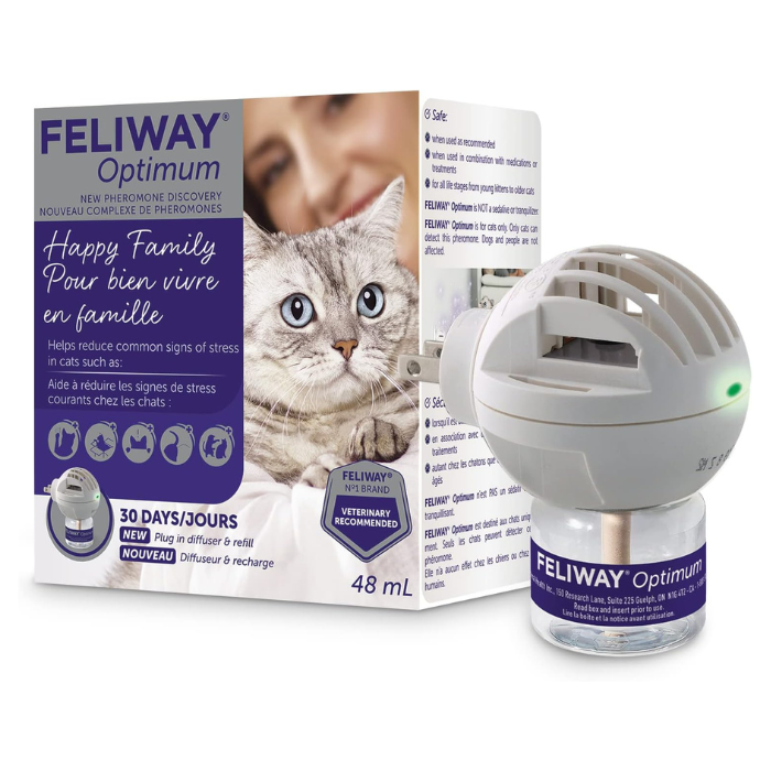 Feliway calmant Feliway Optimum Diffuseur Calmant pour chats Feliway Optimum Diffuseur Calmant pour chats