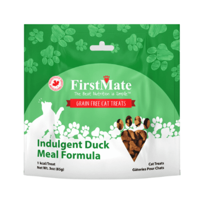FirstMate gaterie chat Gâteries au canard pour chats 3oz Gâteries au canard pour chats 3oz
