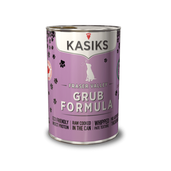 FirstMate nourriture humide Unité Conserve pour chiens Kasiks aux larves de la vallée de Fraser 12.2oz Conserve pour chiens Kasiks aux larves de la vallée de Fraser 12.2oz