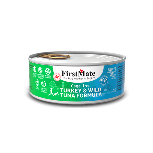 FirstMate nourriture humide Nourriture humide pour chat FirstMate Dinde et Thon 5.5oz Nourriture humide pour chat FirstMate Dinde et Thon 5.5oz