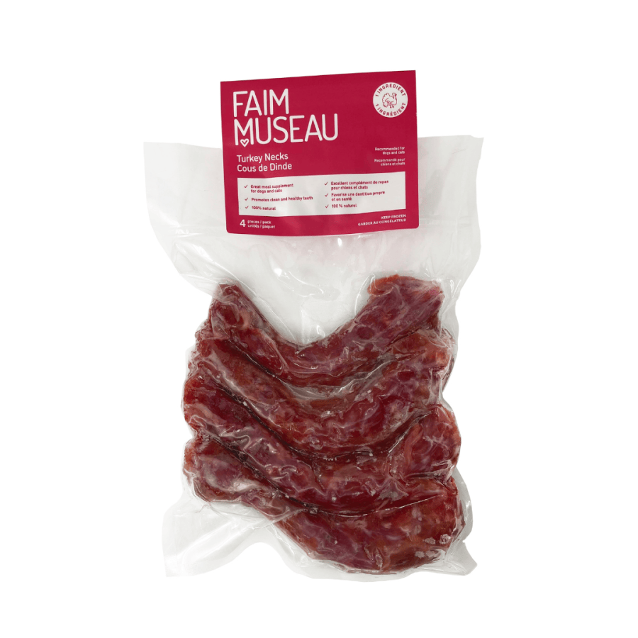 Faim Museau Os récréatif pour chien Default Cous de Dinde Crus - Faim Museau Cous de Dinde Crus Faim Museau | Os recreatif pour chien | Sherbrooke Canin