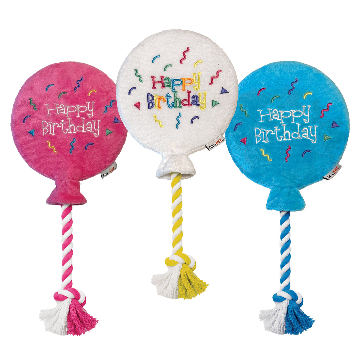 Birthday balloon plush toys