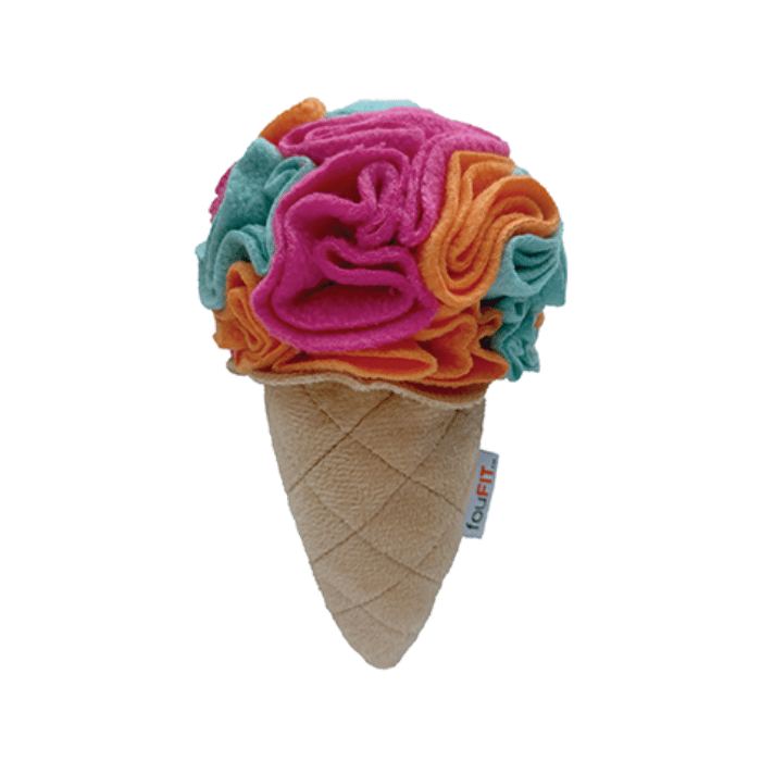 Foufou Dog jouets pour chien Jouet de fouille FouFit Hide N Seek Cornet