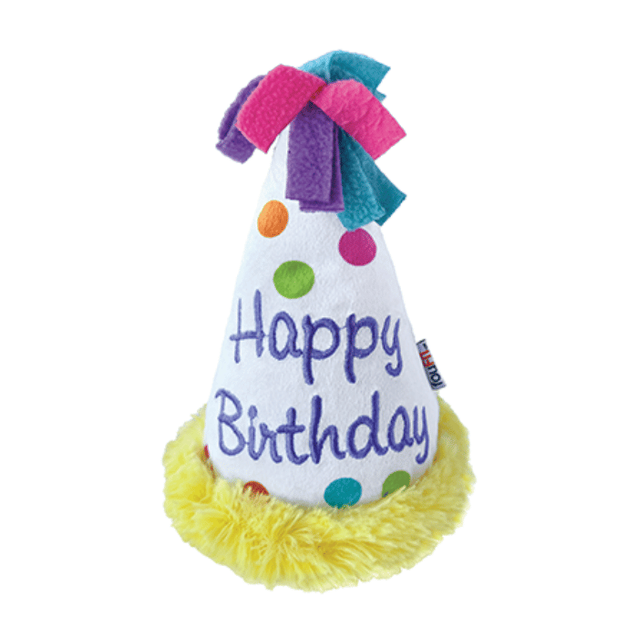 Foufou Dog jouets pour chien Peluche FouFit chapeau d&#39;anniversaire unisex 6&#39;&#39;