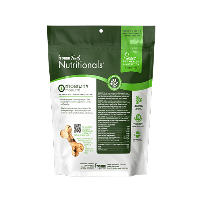 Fromm Gâteries Fromm - Gâteries fonctionnelles pour chiens – Mobilité (6 oz) Fromm - Gâteries fonctionnelles pour chiens – Mobilité (6 oz)