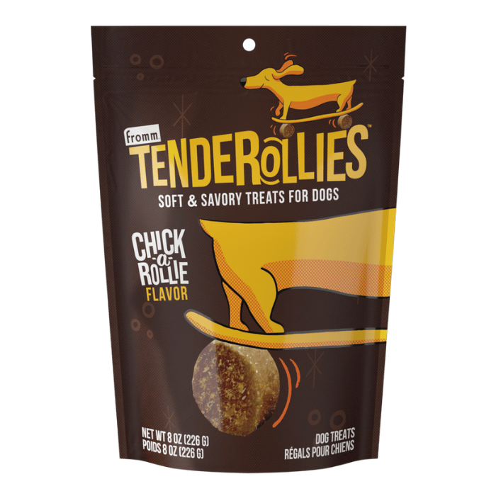 Fromm Gâteries Gâteries tendres pour chiens Tenderollies au poulet