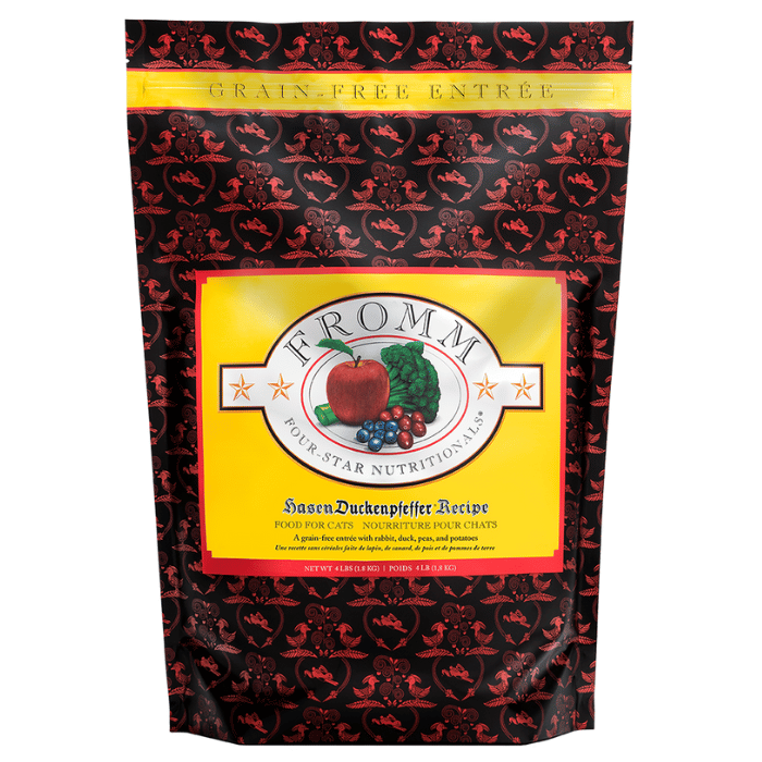 Fromm nourriture chat Fromm Four Star Nutritionals Hasen Duckenpfeffer - Nourriture sèche pour chats Fromm Four Star Nutritionals Hasen Duckenpfeffer - Nourriture sèche pour chats