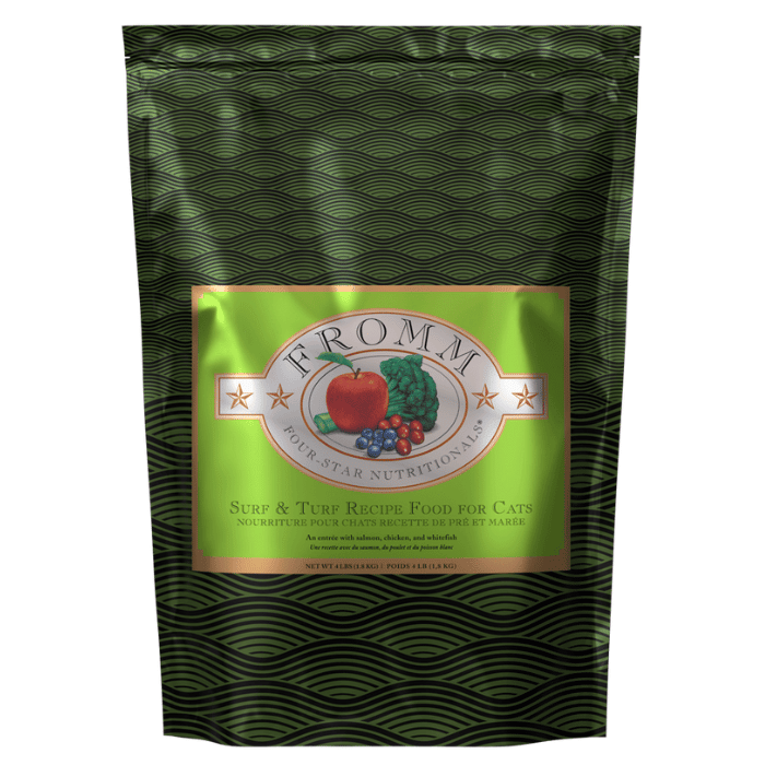 Fromm nourriture chat Fromm Four Star Nutritionals Surf & Turf - Nourriture sèche pour chats Fromm Four Star Nutritionals Surf & Turf - Nourriture sèche pour chats