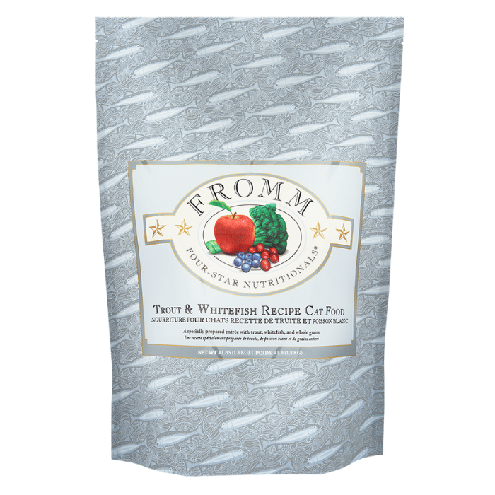 Fromm nourriture chat Fromm Four Star Nutritionals Trout & Whitefish - Nourriture sèche pour chats Fromm Four Star Nutritionals Trout & Whitefish - Nourriture sèche pour chats