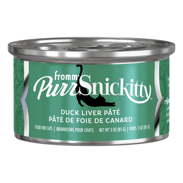 Fromm nourriture chat Nourriture humide pour chats - Fromm PurrSnickitty Pâté de foie de canard 3 oz Nourriture humide pour chats - Fromm PurrSnickitty Pâté de foie de canard 3 oz