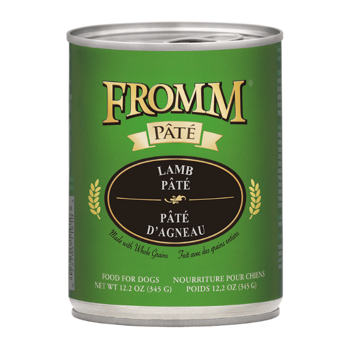 Fromm nourriture humide Nourriture humide pour chiens Fromm Gold Pâté à l'agneau 12 x 12.02oz Nourriture humide pour chiens Fromm Gold Pâté à l'agneau 12 x 12.02oz