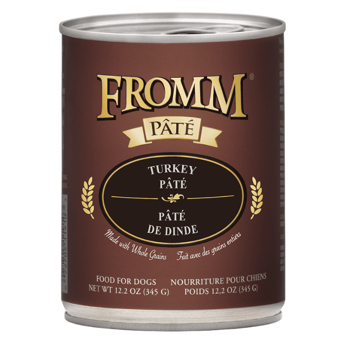 Fromm nourriture humide Nourriture humide pour chiens Fromm Pâté de dinde 12x 12.2oz Nourriture humide pour chiens Fromm Pâté de dinde 12x 12.2oz