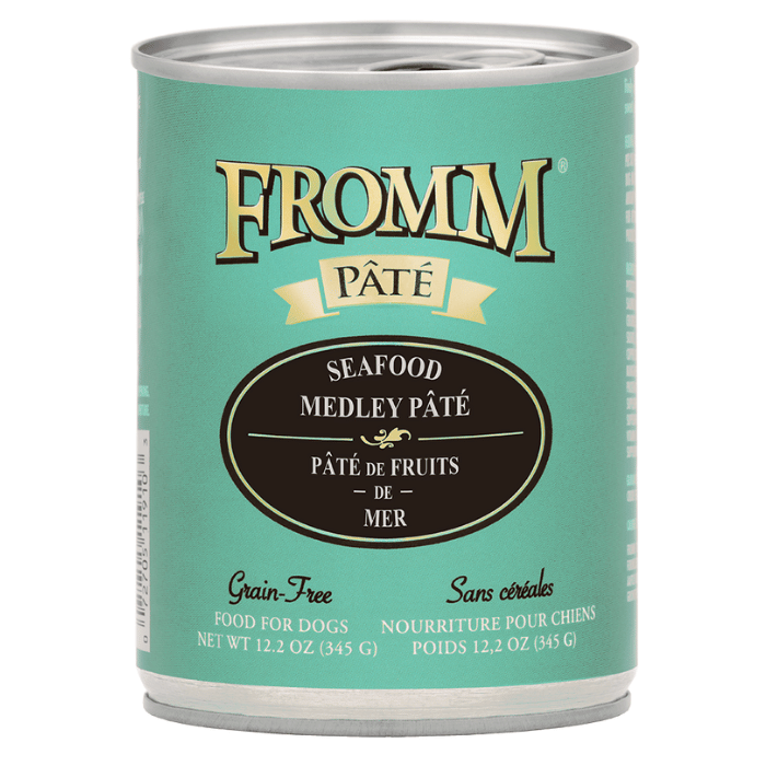 Fromm nourriture humide Nourriture humide pour chiens Fromm Pâté de fruits de met 12 x 12.2oz Nourriture humide pour chiens Fromm Pâté de fruits de met 12 x 12.2oz