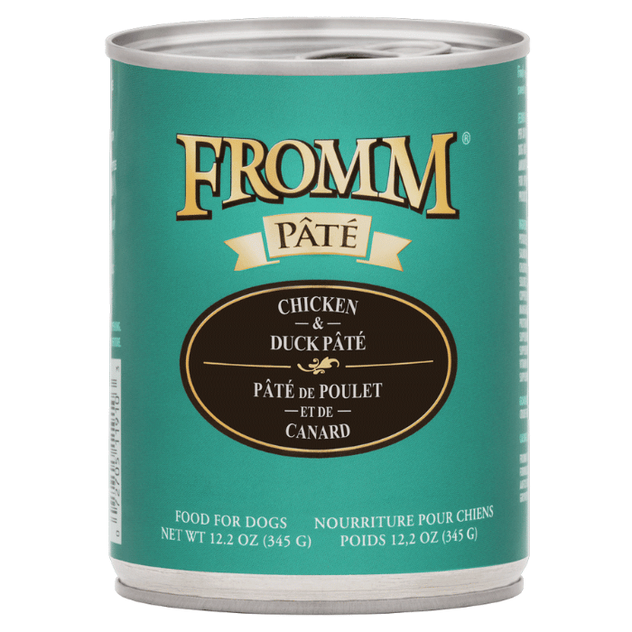 Fromm nourriture humide Nourriture humide pour chiens Fromm Pâté de poulet et de canard 12 x 12.2oz Nourriture humide pour chiens Fromm Pâté de poulet et de canard 12 x 12.2oz