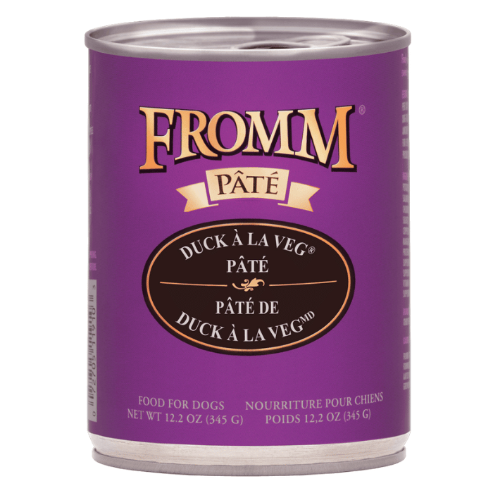 Fromm nourriture humide Nourriture humide pour chiens Fromm Pâté Duck à la veg 12 x 12.2oz Nourriture humide pour chiens Fromm Pâté Duck à la veg 12 x 12.2oz
