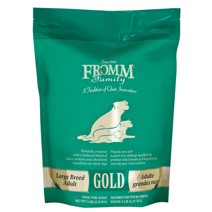 Fromm nourriture La nourriture Fromm Family Gold Adulte grandes races pour chiens