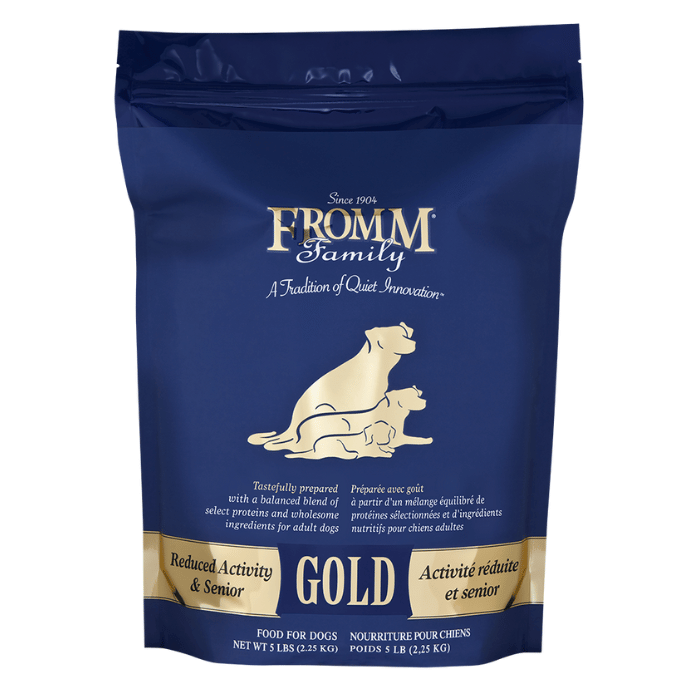 Fromm nourriture Nourriture Fromm Family Gold Activité réduite et senior pour chiens