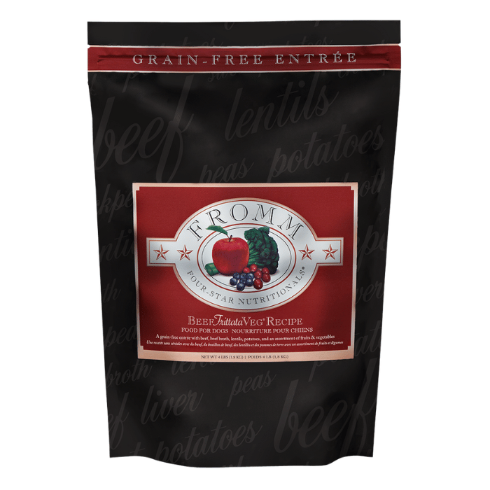 Fromm nourriture Nourriture Fromm Four-Star Nutritionals Recette de Beef Frittata Veg pour chiens