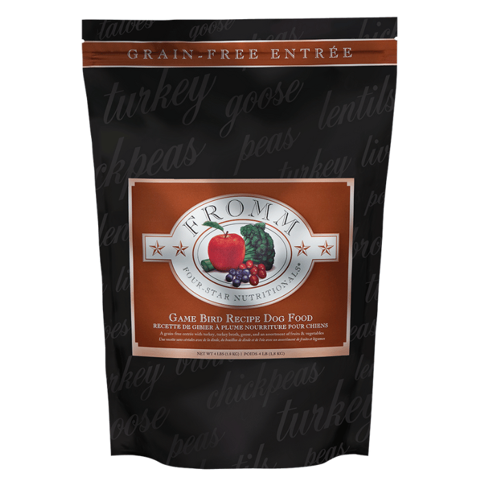 Fromm nourriture Nourriture Fromm Four-Star Nutritionals Recette de gibier à plume pour chiens