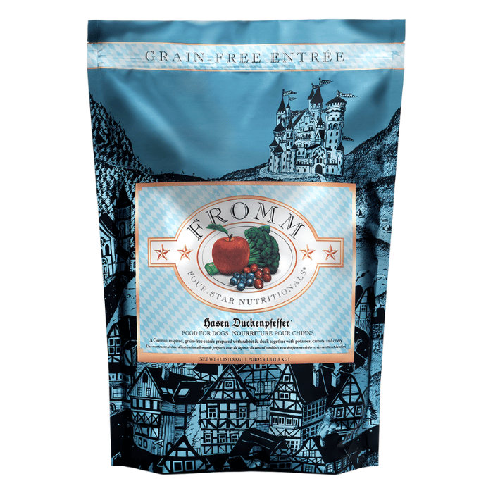 Fromm nourriture Nourriture Fromm Four-Star Nutritionals Recette hasen duckenpfeffer