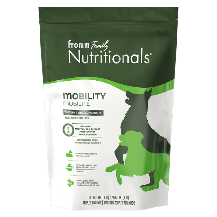 Fromm nourriture Nourriture pour chien Fromm Nutritionals Mobility Poulet Hydrolysé et Avoine Nourriture pour chien Fromm Nutritionals Mobility Poulet Hydrolysé et Avoine